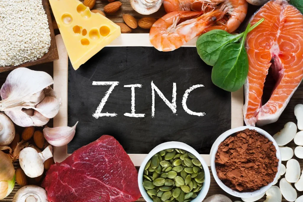 foods that contain zinc