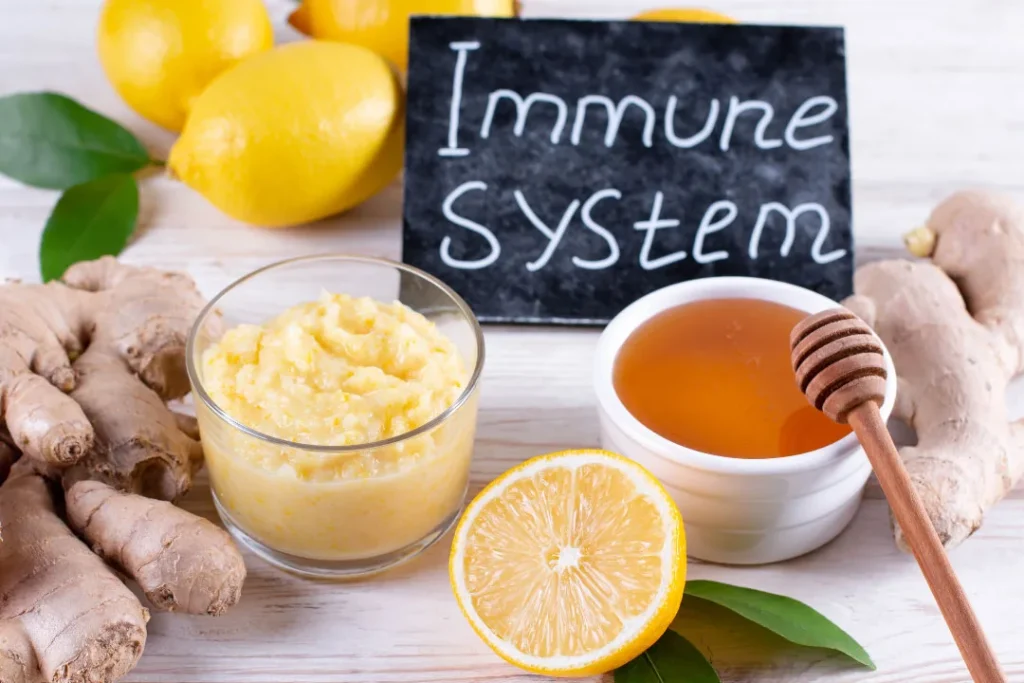 Food stuff for improving the immune system. 