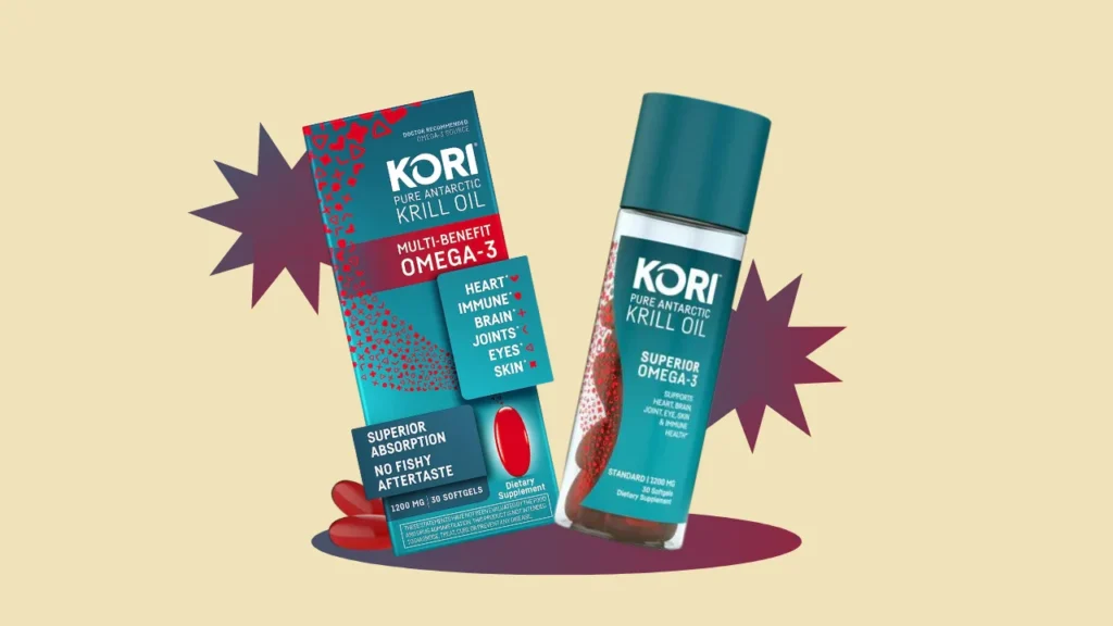 kori krill oil softgels supplements